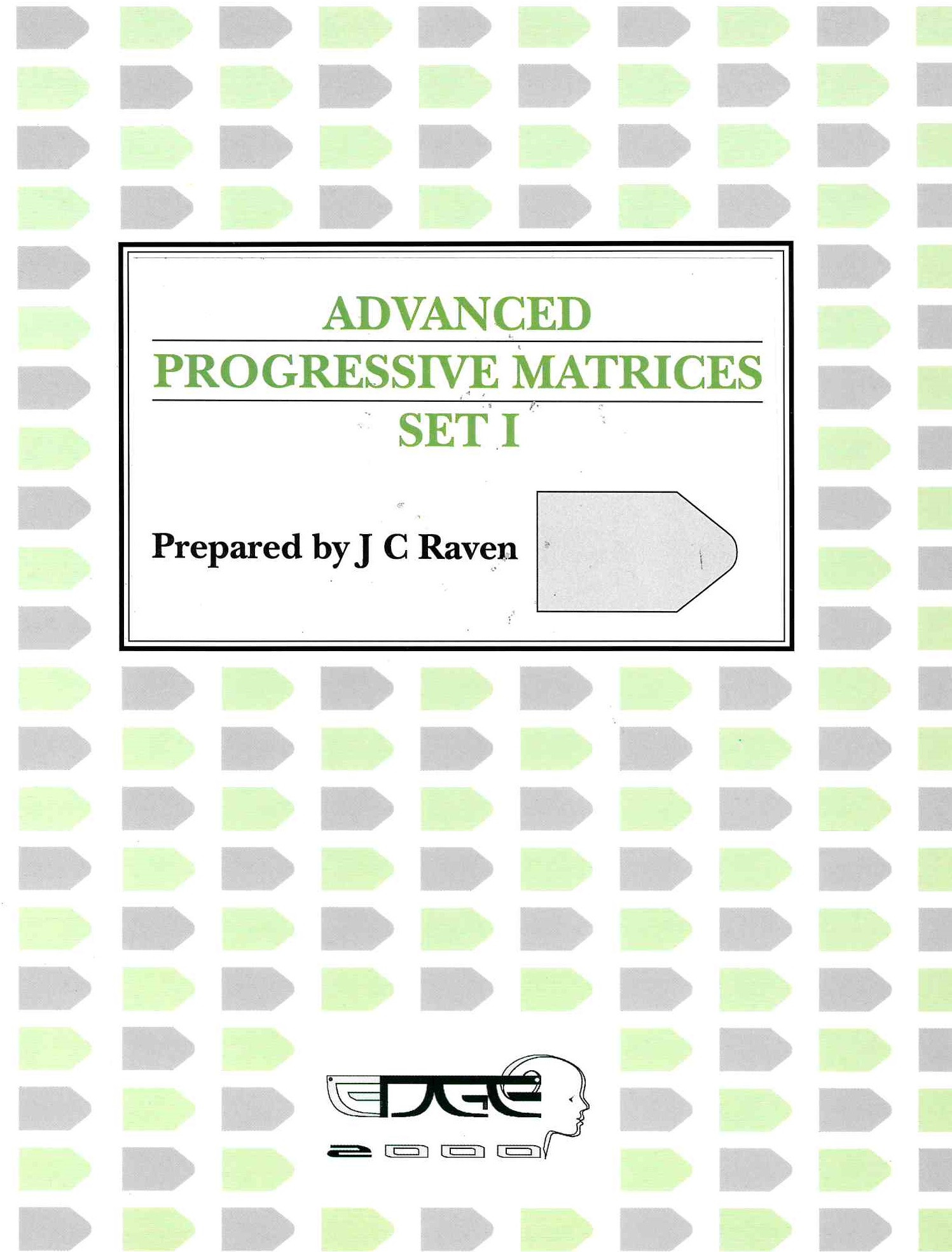 Advanced Progressive Matrices SET I (APM SET I)